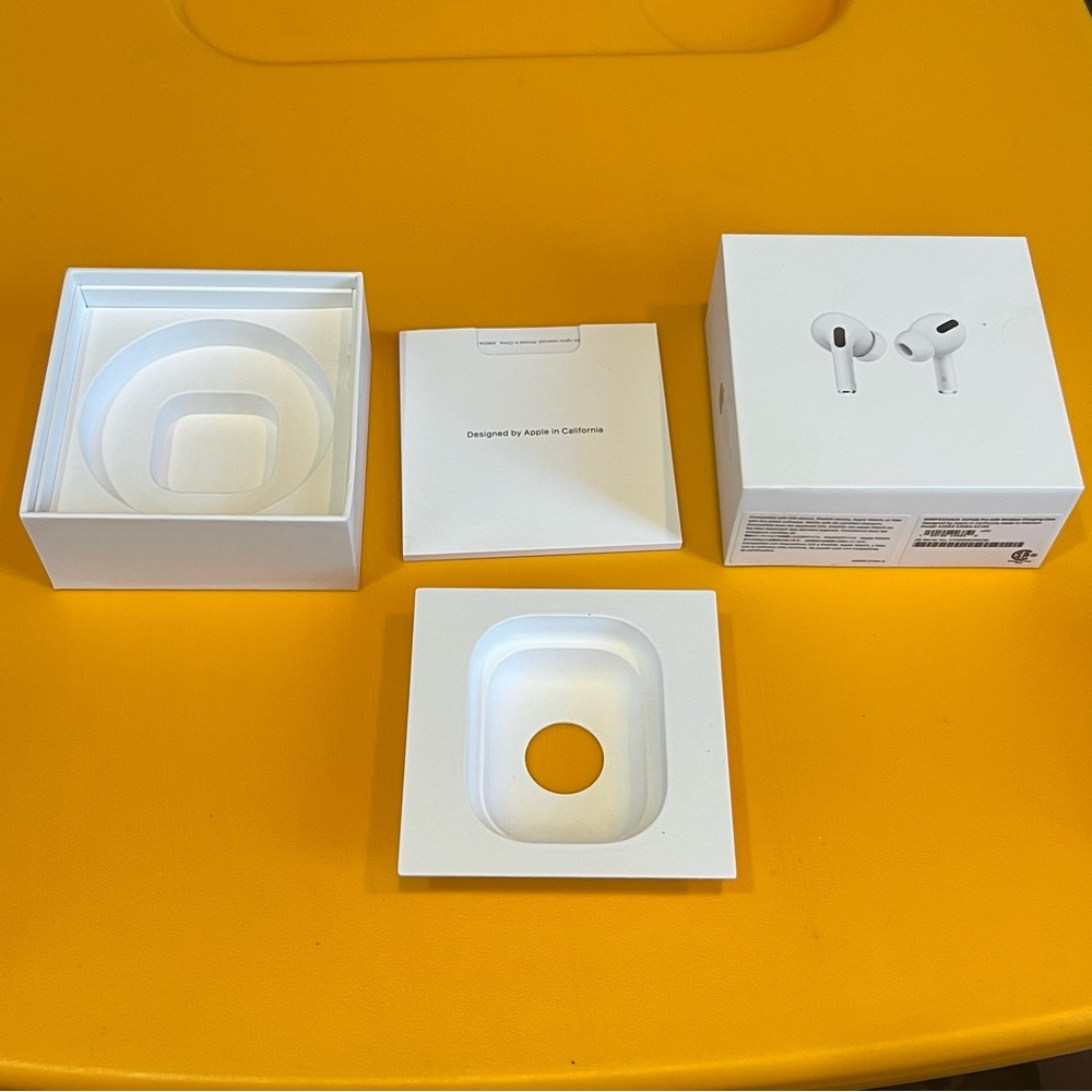 Apple AirPod pro Empty Box With Booklet Model Box Only - Picture 1 of 10